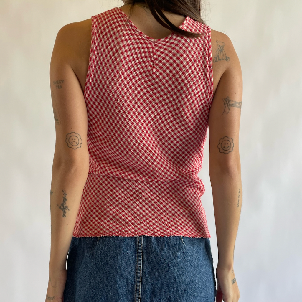 gingham tank